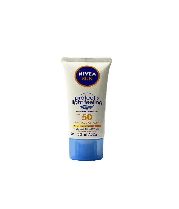 PROTECTOR SOLAR NIVEA SUN FACIAL SPF 50 LIGHT TUBO X 50 ML